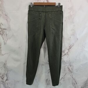 Betabrand Pant Womens Small Petite Green High Rise Ponte Skinny Phone Pocket